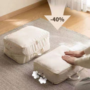衣類用圧縮袋バッグ 衣類用収納バッグ 収納用品 旅行用品 圧縮袋 冬物衣類 ダウンジャケット セーター クローゼット 省スペース 整理 片付け 旅行 スーツケース 持ち手付き カラバリ豊富 黒 クリーム ピンク