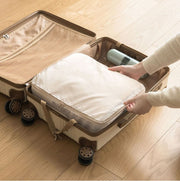 衣類用圧縮袋バッグ 衣類用収納バッグ 収納用品 旅行用品 圧縮袋 冬物衣類 ダウンジャケット セーター クローゼット 省スペース 整理 片付け 旅行 スーツケース 持ち手付き カラバリ豊富 黒 クリーム ピンク