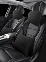 ネックパッド ネックピロー カー用品 首枕 ヘッドレスト 腰用クッション 車用 シート 腰 首 ネックサポート 長時間 運転 ドライブ 旅行