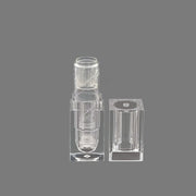 口紅ケース 空ケース 容器 リップクリームチューブ サンプルチューブ ハンドメイド 手作り 化粧品容器 詰め替え用 ポータブル用 リップケース ルージュケース クリアカラー 透明 グロス 口紅 リップ ボトル シンプル 透明 橙