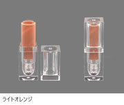 口紅ケース 空ケース 容器 リップクリームチューブ サンプルチューブ ハンドメイド 手作り 化粧品容器 詰め替え用 ポータブル用 リップケース ルージュケース クリアカラー 透明 グロス 口紅 リップ ボトル シンプル 透明 橙