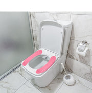便座シート ペア 1セット 便座カバー トイレ用品 トイレシート トイレカバー 貼るタイプ 粘着 洗える 防水 シンプル カラバリ豊富