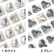 ネイルパーツ 10個セット ラインストーン ハート型 ネイルアート用品 ネイルデコレーション ビジュー ハンドメイド パーツ デコ カラバリ豊富 キラキラ 可愛い おしゃれ