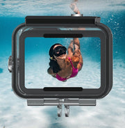 GoPro HERO 13 12 11 10 9 対応 防水ハウジングケース クリア 水深45m 保護 防塵 ダイビング 水中撮影用 ダイブハウジング