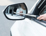 水切りワイパー サイドミラー 伸縮式 伸びる カー用品 車グッズ メンテナンス用品 コンパクト ミニ 清掃 窓ふき 車用 ガラス 鏡 水滴