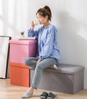 収納スツール スツールボックス 収納ボックス ボックススツール 収納ベンチ 座れる ボックス 収納 折りたたみ 蓋付き 収納BOX 便利 大容量 おしゃれ インテリア カジュアル 無地 踏み台 黒 紺 茶 ベンチ おもちゃボックス イス 椅子