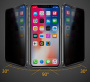 強化ガラスフィルム 全面保護フィルム 画面 液晶保護 iPhone用 指紋防止 傷防止 のぞき見防止 ブラック ホワイト