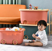 おもちゃ収納ボックス おもちゃ箱 車輪 カート ふた 蓋 収納ケース 収納ボックス 収納 おもちゃ シンプル 子供 タイヤ キャスター キッズ 子供部屋