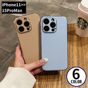 iPhoneケース iPhoneカバー スマホケース 耐衝撃 カメラ保護 背面保護 薄型 スリム 防塵 フェイクレザー シンプル