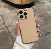 iPhoneケース iPhoneカバー スマホケース 耐衝撃 カメラ保護 背面保護 薄型 スリム 防塵 フェイクレザー シンプル