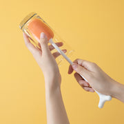 グラス用スポンジ 柄付き キッチン用品 自立式 ロング 長い コップ ボトル 水筒 ワイングラス 洗浄 清掃 洗う おしゃれ