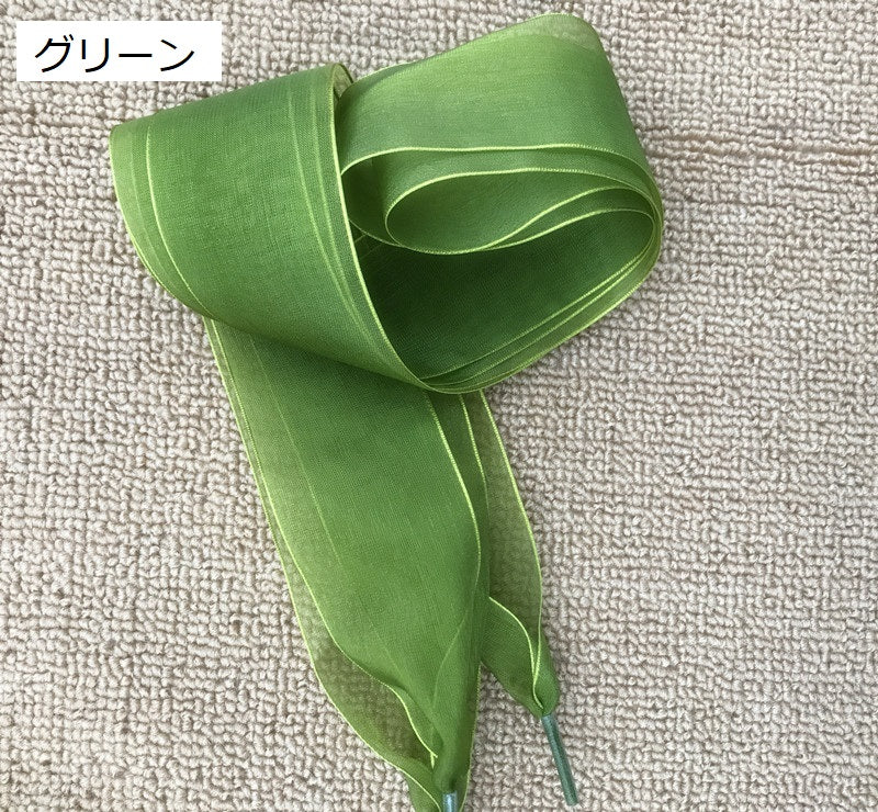 靴紐 靴ひも シューレース 2本セット リボン 幅広 商品画像3