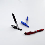 多機能ペン ボールペン タッチペン スマホスタンド ライト付き 筆記用具 文具 オフィス 便利グッズ シンプル