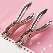穴あけパンチ 1穴 3mm 6mm ハンディ 丸穴 ルーズリーフ ファイリング プリント 書類整理 事務用品 紙 ハンド 文房具 文具 まとめる 便利 簡単