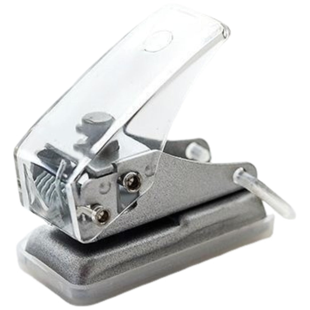 穴あけパンチ 1穴 紙用 穴径6mm ミニ 小型 コンパクト 事務用品 文房具 文具 ステーショナリー ハンディ 持ち運び 携帯 穴あきパンチ ルーズリーフ ファイリング DIY 便利 家庭 オフィス