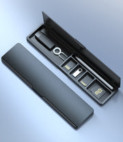 リストレスト ハンドレスト パームレスト 小物入れ 滑り止め 長方形 シンプル USB SDカード 小物 収納 整理 パソコン キーボード 手首 リストサポート オフィス 黒 白 ピンク