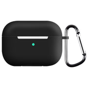 イヤホンケースカバー AirPods用 Pro用 Pro2用 第3世代 第4世代 エアーポッズ用ケース 保護ケース シリコン カラビナ付き 傷防止 汚れ防止 持ち運び イヤホンアクセサリー ソフト やわらかい 伸縮性 単色 無地 カラバリ豊富 シンプル ベーシック 定番 カジュアル 持ち歩き 携帯