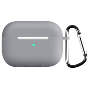 イヤホンケースカバー AirPods用 Pro用 Pro2用 第3世代 第4世代 エアーポッズ用ケース 保護ケース シリコン カラビナ付き 傷防止 汚れ防止 持ち運び イヤホンアクセサリー ソフト やわらかい 伸縮性 単色 無地 カラバリ豊富 シンプル ベーシック 定番 カジュアル 持ち歩き 携帯