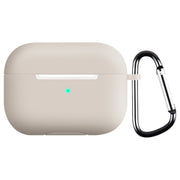 イヤホンケースカバー AirPods用 Pro用 Pro2用 第3世代 第4世代 エアーポッズ用ケース 保護ケース シリコン カラビナ付き 傷防止 汚れ防止 持ち運び イヤホンアクセサリー ソフト やわらかい 伸縮性 単色 無地 カラバリ豊富 シンプル ベーシック 定番 カジュアル 持ち歩き 携帯
