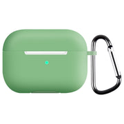 イヤホンケースカバー AirPods用 Pro用 Pro2用 第3世代 第4世代 エアーポッズ用ケース 保護ケース シリコン カラビナ付き 傷防止 汚れ防止 持ち運び イヤホンアクセサリー ソフト やわらかい 伸縮性 単色 無地 カラバリ豊富 シンプル ベーシック 定番 カジュアル 持ち歩き 携帯