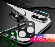 iphone用カメラカバー カメラリング レンズ保護 レンズ強化 スマートフォンアクセサリー 割れ防止 傷防止 アイフォン用 スマホ 携帯アクセ 保護フィルム 保護フィルター 7用 8用 X用 XR用 XS用