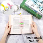 ブックマーク ブックマーカー しおり 栞 新芽 葉っぱ リーフ 植物 かわいい コンパクト 本 オフィス 読書 手帳 プレゼント ギフト 贈り物 お揃い 文具 雑貨
