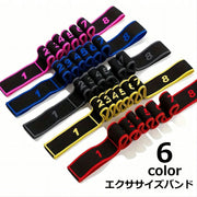 エクササイズバンド トレーニングチューブ ループ ゴム バンド チューブ ヨガ フィットネス ロング 長い 長め 体幹トレーニング インナーマッスル 筋トレ ストレッチ シェイプアップ 室内トレーニング