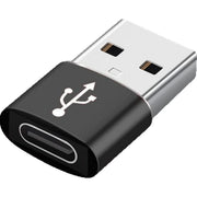 USB TYPE-C 変換アダプター 小型 TYPE-Cメス USBオス 小型変換アダプター 変換コネクター データ転送 シンプル