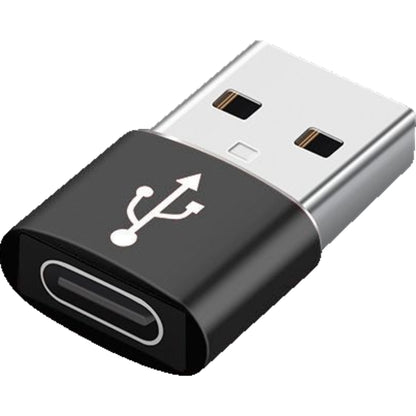 USB TYPE-C 変換アダプター 小型 TYPE-Cメス USBオス ブラック バリエーション画像