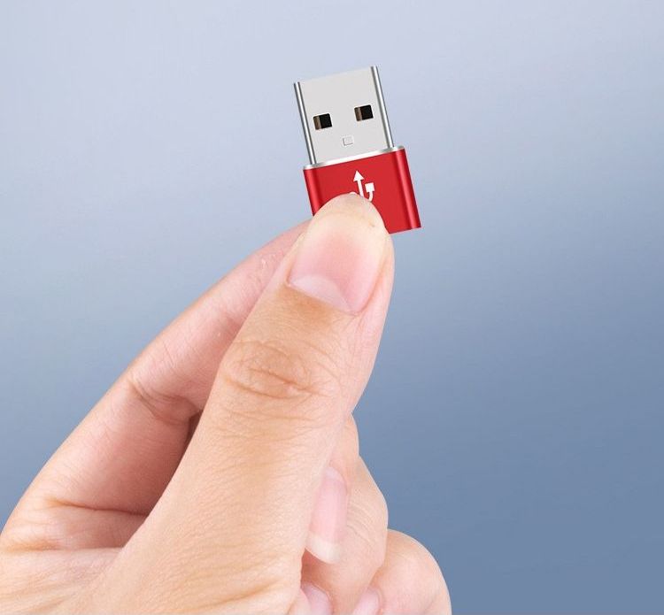 USB TYPE-C 変換アダプター 小型 TYPE-Cメス USBオス 商品画像4