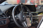 スマホホルダー サンバイザー 挟むだけ 折りたたみ 車載用 カー用品 自撮り棒 ケータイホルダー 黒 クリップ 取り付け簡単 角度調整 装着簡単 カーアクセサリー 車用品 自転車 便利グッズ