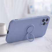 iPhoneケース iPhoneカバー スマホケース リング付き スタンド機能 傷防止 背面保護 無地 14 13 12 ProMax Pro mini plus マットカラー ツヤなし シンプル
