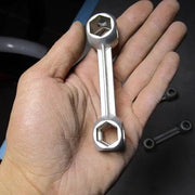 六角ボーンレンチ 骨形レンチ げんこつスパナ 自転車修理ツール 自転車用工具 10in1 多機能 6/7/8/9/10/11/12/13/14/15mm