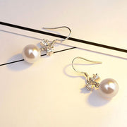 フックピアス アクセサリー レディース 女性用 ファッション小物 パール調 ラインストーン リボン 華やか おしゃれ エレガント 上品 フォーマル プレゼント ギフト 誕生日 記念日
