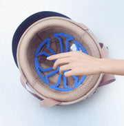 ヘルメットインナー ヘルメットライナー ベンチレーション 自転車 バイク 蒸れ防止 ぺたんこ防止 シリコン パッド 通気性 柔らかい 水洗い可