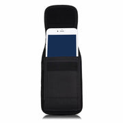 ウエストポーチ ベルトポーチ スマホポーチ メンズ 男性 紳士 ボディバッグ 携帯 スマートフォン 腰バック 作業着 スリム 薄型 軽量 ブラック 黒 無地 シンプル 面ファスナー ペンホルダー付き  iPhone17 iPhone16e  iPhone17Pro Air Pro Max Plus SE iPhone15 15Pro