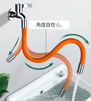 蛇口ホース 延長ホース フレキシブル 角度自在 キープ 20cm 30cm 50cm 飛び散り防止 ホーム水栓 ペット 洗い物 自在水栓 水はね対策 庭 外水栓 キッチン シンク 流し