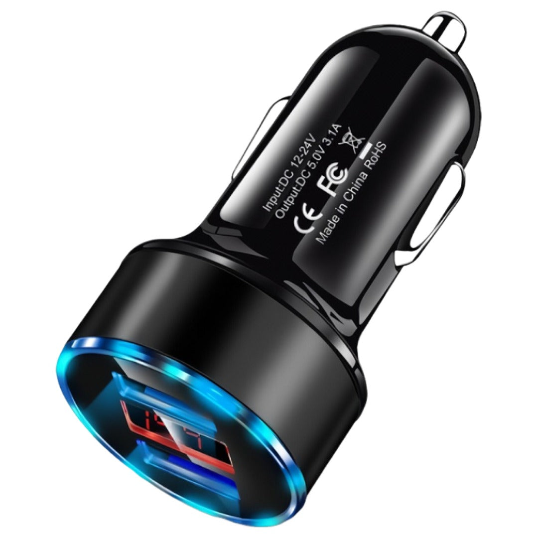 シガーソケット用USBポート シガーソケット用充電器 カーアクセサリー カー用品 車用品 車載 ブラック バリエーション画像