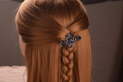 ヘアクリップ ヘアアクセサリー 髪留め 髪飾り まとめ髪 ヘアアレンジ レディースアクセ レディースアクセサリー 上品 シック バレッタ シックカラー