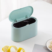 ごみ箱 ダストボックス 卓上 ミニ スリム プッシュ式 蓋 蓋付き デスク オフィス かわいい おしゃれ シンプル コンパクト ごみ入れ くず入れ 袋が見えない