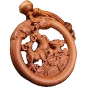 キーホルダー 単品 キーチェーン 干支 十二支 立体 木彫り 彫刻 木製 装飾品 飾り ギフト 贈り物 コレクション ネズミ ウシ トラ ウサギ ドラゴン 可愛い