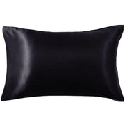 枕カバー 単品 1枚 ピローケース まくらカバー 寝具 サテン 光沢感 無地 50×75cm 長方形 単色 おしゃれ シンプル 交換 インテリア 寝室 ベッドルーム カラバリ豊富