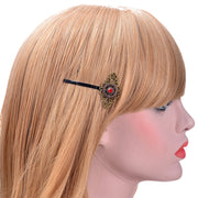 ヘアピン ヘアアクセサリー ひし形 ラインストーン レトロ アンティーク ヴィンテージ スチームパンク風 髪ピン ヘアアレンジ かわいい おしゃれ 女性 レディース  アクセサリー ジュエリー