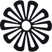 鍋敷き コースター キッチン用品 花形 フラワー 可愛い 水洗い可 壁掛け可 汚れに強い 防水 耐熱 無地 単色 シンプル