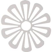 鍋敷き コースター キッチン用品 花形 フラワー 可愛い 水洗い可 壁掛け可 汚れに強い 防水 耐熱 無地 単色 シンプル