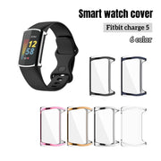 スマートウォッチカバー クリアカバー スマートウォッチアクセサリー Fitbit charge5 クリア 保護ケース 保護カバー 傷防止 汚れ防止 全面保護 装着簡単