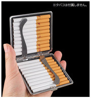 シガレットケース タバコケース 20本 タバコ入れ 収納ケース 煙草ケース 喫煙具 煙草入れ 持ち歩き便利 シンプル おしゃれ 折れ防止 崩れ防止 メンズ レディース 誕生日 父の日 プレゼント 贈り物
