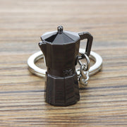 キーホルダー キーリング バッグチャーム 金属製 コーヒー カフェ 喫茶店 プレゼント ギフト 景品 賞品 ユニーク おもしろい