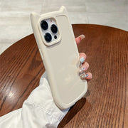 iPhone用カバー iPhone用ケース スマホカバー スマホケース レディース 女性 メンズ 男性 ユニセックス 男女兼用 お揃い ペアルック スマホ関連雑貨 スマホアクセサリー ネコ耳 猫 無地 シンプル カジュアル 可愛い キュート おしゃれ 推し活