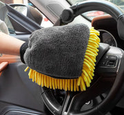 洗車グローブ 単品 片手 車 車内 カー用品 車用品 掃除 室内 汚れ落とし ふき取り ほこり 手 手袋 シンプル 便利